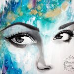 Mírame - obraz na płótnie 50x70 cm